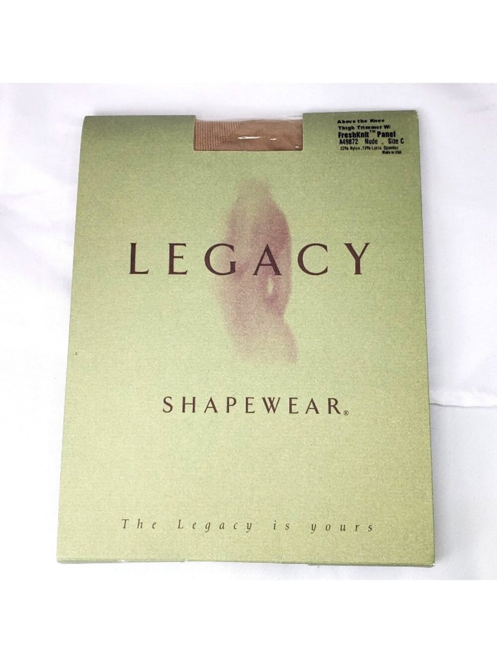Legacy Shapewear Nude Size C Above The Knee Thigh Trimmer FreshKnit Panel A49872